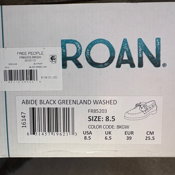 NIB Bed Stu For Free People Overboard Boat Shoes Size 8.5 - Picture 7 of 8